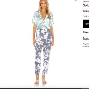 Tie DyeShort Sleeve Rolled Cuff Jumpsuit - Revolve